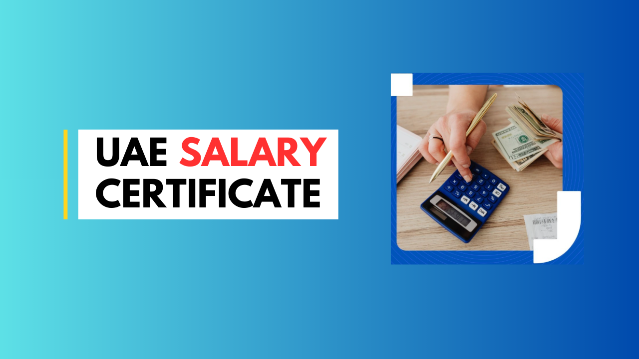 Salary Certificate Dubai Government